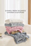 Fur Bubble Blanket Double Plush Rabbit Hair Soft 220X240 cm Gray - 5