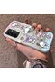Samsung Galaxy A26 Compatible Silicone Edge Hard Back Case Couple Phone Case with Cartoon Pattern - 2