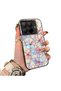 15t Pro Compatible Silicone Edge Hard Back Case Couple Phone Case with Floral Pattern