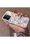 Redmi 15C 5g Compatible Silicone Edge Hard Back Case Couple Phone Case with Floral Pattern - 2