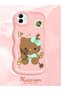 Samsung Galaxy M13 Compatible Case Camera Protector Pink Silicone Couple Phone Case Kitty Pattern - 2