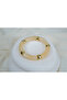 Blk541 Flexible Gold Bracelet with Acrylic Rubber - 4