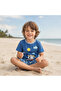 Children's cotton printed light blue color 2-piece set cb1052 - 6