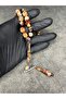 Imamezi Embroidered Harajuku High-End Powder Amber Prayer Beads - 4