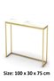 Upgraded Modern Luxury Living Room Hallway Entry Table Styling Table Narrow Table Side View Table 100 x 30 x 75 cm - 5