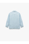 Cotton Long Sleeve Classic Collar Single Pocket Basic Shirt - 2