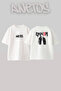 Eminem_26 Design Printed Unisex Oversize Fit White Tshirt