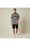 Men Short Sleeves Striped Knitted Polo T-shirt - 5