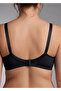 # Bra Women's Microfiber Flexible Quality Body Shaping Firming Black Gathering Bra - 2
