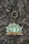 Giverny - Handmade Lotus Bag Charm - Bead Embellished Bag Charm & Keychain - 2