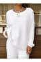 Women's Plush Look Oversize Basic Knitwear Sweater - 2