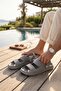 Men's Double-Strapped Sandals – Light Sole Daily Use Summer Slippers Gray - 4
