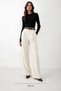 Black Shk3017 Women's Thin Oval Gold Buckle Faux Leather Waist Belt - 2
