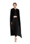 (eb220 Size S-90cm)Halloween Velvet Cloak Cape Wizard Hooded Party Cosplay Costumes for Adult and Child - 2