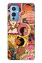 One Plus 9 Compatible Pop Art Drawing Collage Patterned Transparent Phone Case