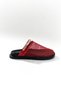 Esencia Red Gold Buckle Detail Mesh Women's Slippers - 7