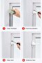 Set of 3 Child Window Safety Locks with Screws Pvc Pimapen Safety Lock - 3