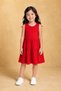 Girl's Strawberry Printed 2-Piece Hat and Dress Set - 3