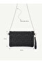 Women's Starry Silvery Chain Strap Gray Portfolio & Clutch Bag - 4
