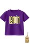 Girls' T-Shirt Set - Girls' Printed Short Sleeve Cotton Anti-Sweat 4-Piece T-Shirt Set (Ages 6-9) - 2