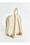 Lcw Eco Beige Leather Look Women's Backpack - 2