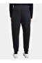 Men's Regular Fit Cotton Navy Blue Trousers with Elastic Waist and Cuffs - 3
