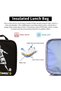 - Football themed Bento Lunch Box with 4 Compartments, BPA Free, Leak-Proof with insulated Lunch Bag - 7