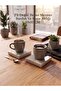 Set of 2 Luxury Natural White Marble Coasters 10X10 Cm, Handmade Mug Coaster