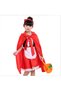 (cl351 Size 120cm-L)Halloween Costume for Kids,Role Play Little Red Riding Hood, Red Riding Hood Halloween Cosplay Costume for Girls, Halloween Deluxe Set,Halloween Party Dress Up,100-130cm - 5