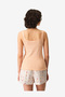 Women Morning Time Sleeveless Shorts Salmon Set - 2