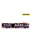 Volvo Licensed City Bus with Bellows, Steering Wheel and Opening Doors, Red, 40 cm - 4