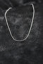 316L Steel Silver Color Thin Venetian Chain Model Men's Necklace - 2