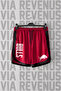 Bulls Printed Unisex Retro Varsity Sports Training Shorts