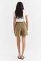 Women's Straw Belt Detailed Shorts - 5