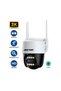 JT-8186PRP 2.5K Indoor & Outdoor Wi-Fi Security Camera, 8X Digital Zoom, Full Color Night Vision, PTZ Control, AI Motion Detection & Tracking, Two-Way Audio, 24/7 Recording, Wireless IP CCTV Ca