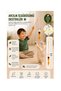 40 cm Wooden Handle, Cute Caterpillar Cat Fishing Rod with Bell - 3