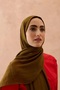شال قطني من Neo، باللون البرونزي الداكن - 3