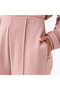Regular Fit Flexi Waist Soft Touch Wide Leg Pants with Pintuck Detail - 3