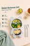 Baby Feeding Plate, Food Plate, Divided Plate, Fork and Spoon Included, Bpa Free