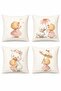 Cute Ducks Patterned 4-Piece Children's and Baby Pillowcase Set - 3