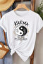Karma - Be Good Special Design Printed Women's Cotton T-Shirt