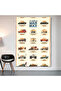 Mad Max Vehicle Collection Wall Covering Wall Tapestry First Quality Satin Fabric Poster