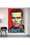 Arnold Schwarzenegger Pop Art Wall Covering Wall Tapestry First Quality Satin Fabric Poster