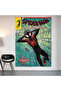 Spider-Man Miles Morales Comic Wall Covering Wall Tapestry First Quality Satin Fabric Poster