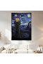 Van Gogh X Sauron Wall Covering Wall Tapestry First Quality Satin Fabric Poster - 2