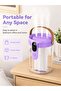 Air Humidifier 1L | 3 Mist Levels Room Humidifier | Top Fill Cool Mist Humidifier | Portable Desk Humidifier - 5