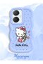Vivo Y27 Compatible Case Camera Protector Blue Silicone Couple Phone Case Kitty Pattern - 2