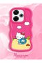 Poco M6 4g Compatible Case Camera Protector Red Silicone Couple Phone Case Kitty Pattern - 2