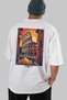 Colosseum Italy 5 White Oversize Country City Back Printed Unisex T-Shirt 100% Cotton Premium - 6