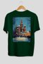 Moscow Russia 2 Green Oversize Country City Back Printed Unisex T-Shirt 100% Cotton Premium